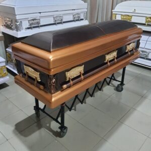 Majestic Bronze & Ebony Casket