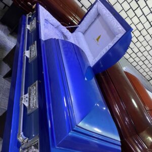 Royal Blue Luxury Casket