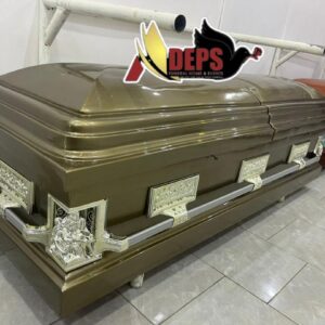 Forest Green Last Supper Casket