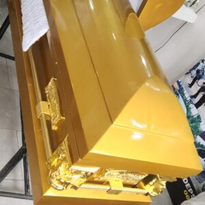 Gold Metal Casket